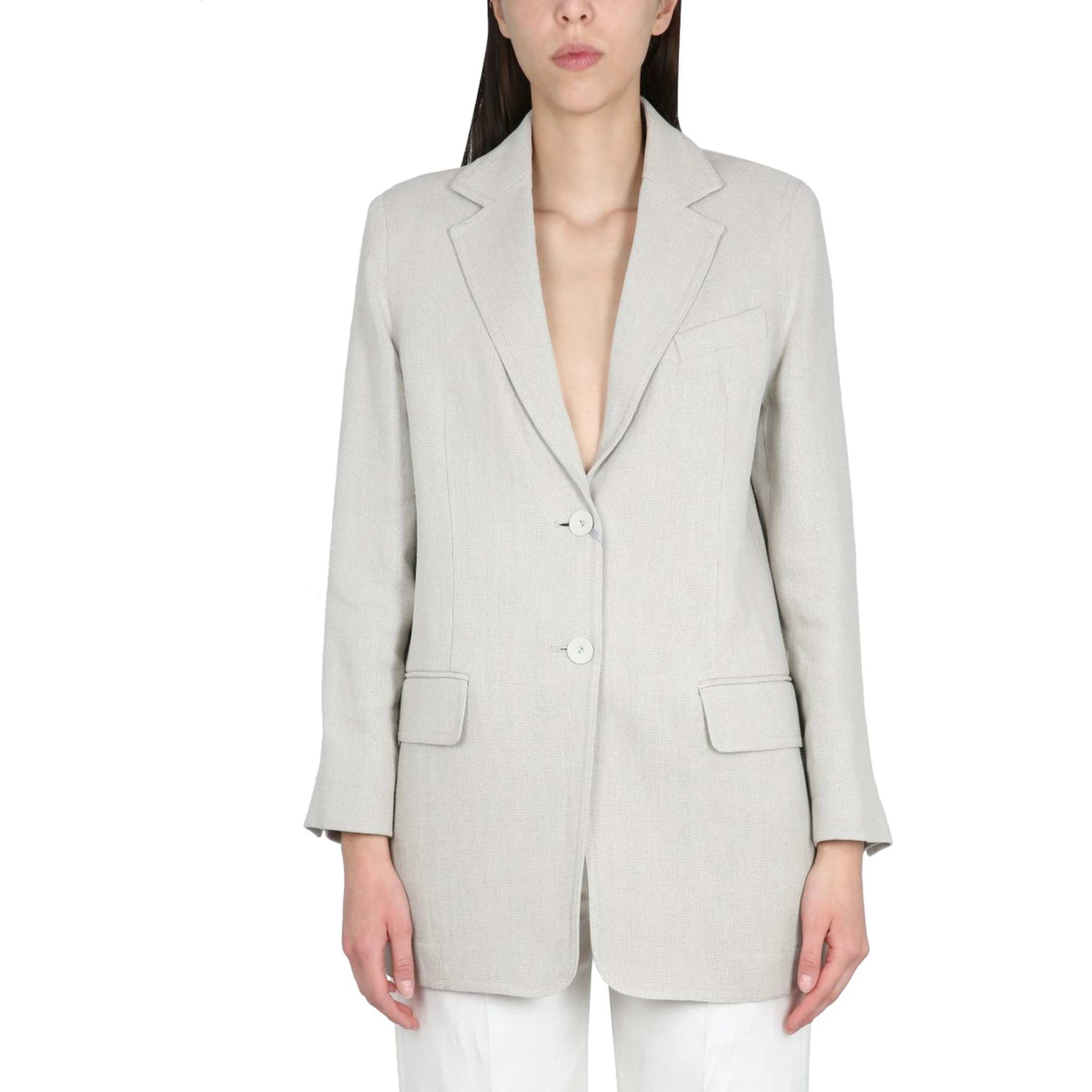 COTTON CRêPE JACKET.