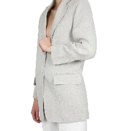 COTTON CRêPE JACKET.