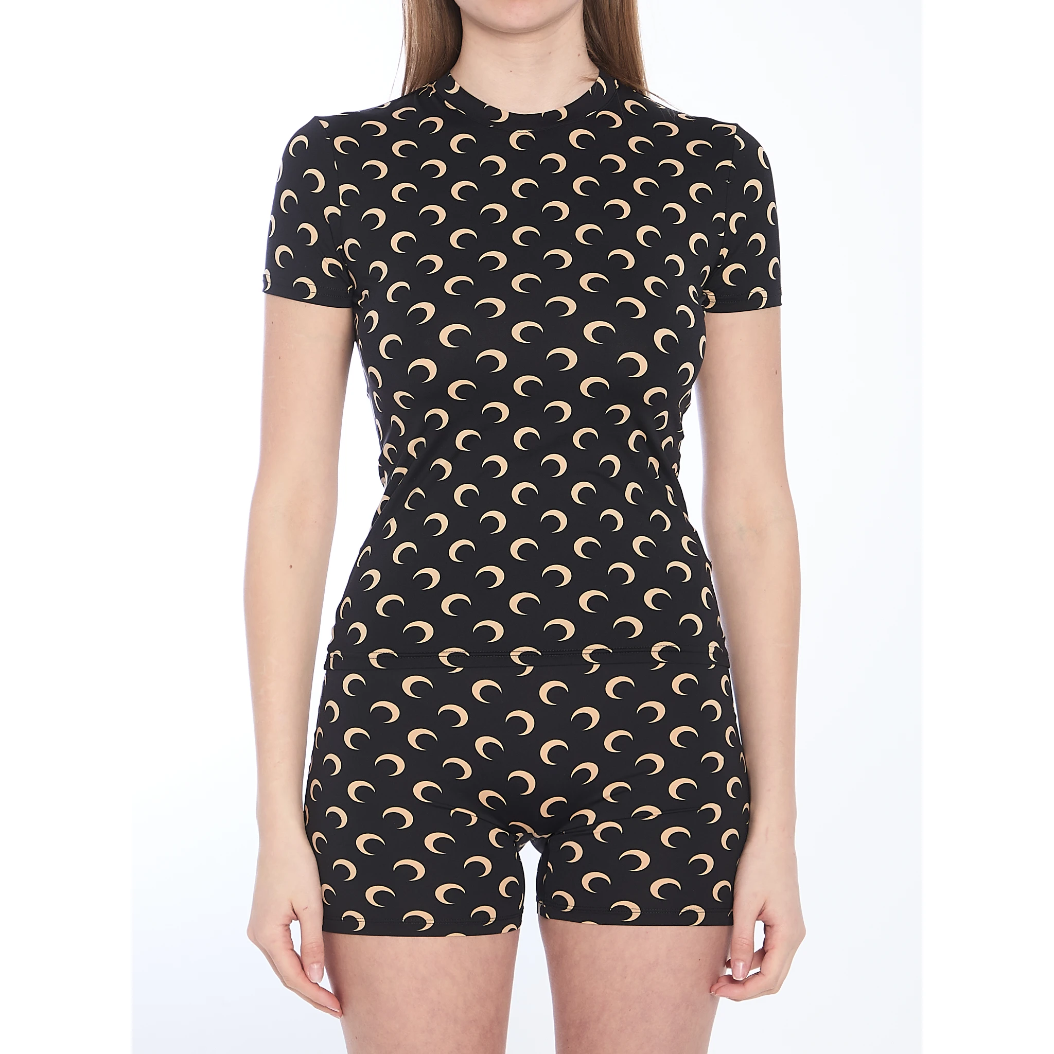 Moon jersey short-sleeve top