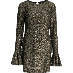 Short dress with sequins