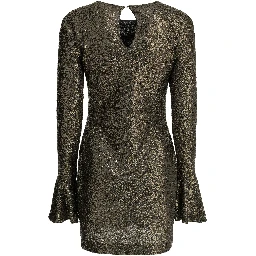 Short dress with sequins