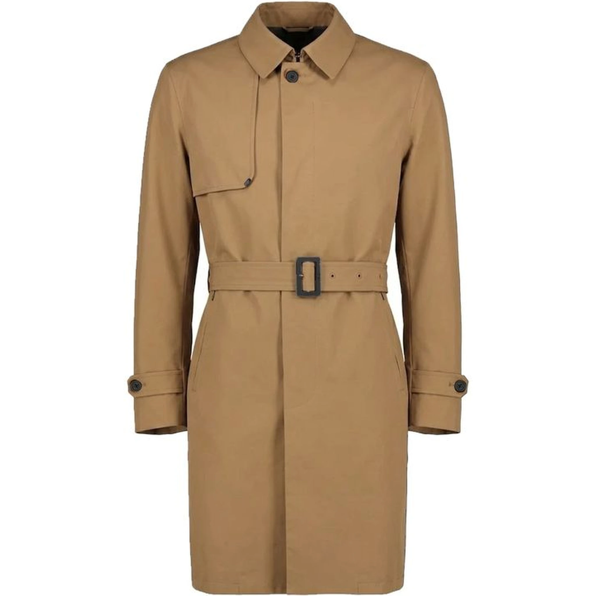 Brown Polyester Coat