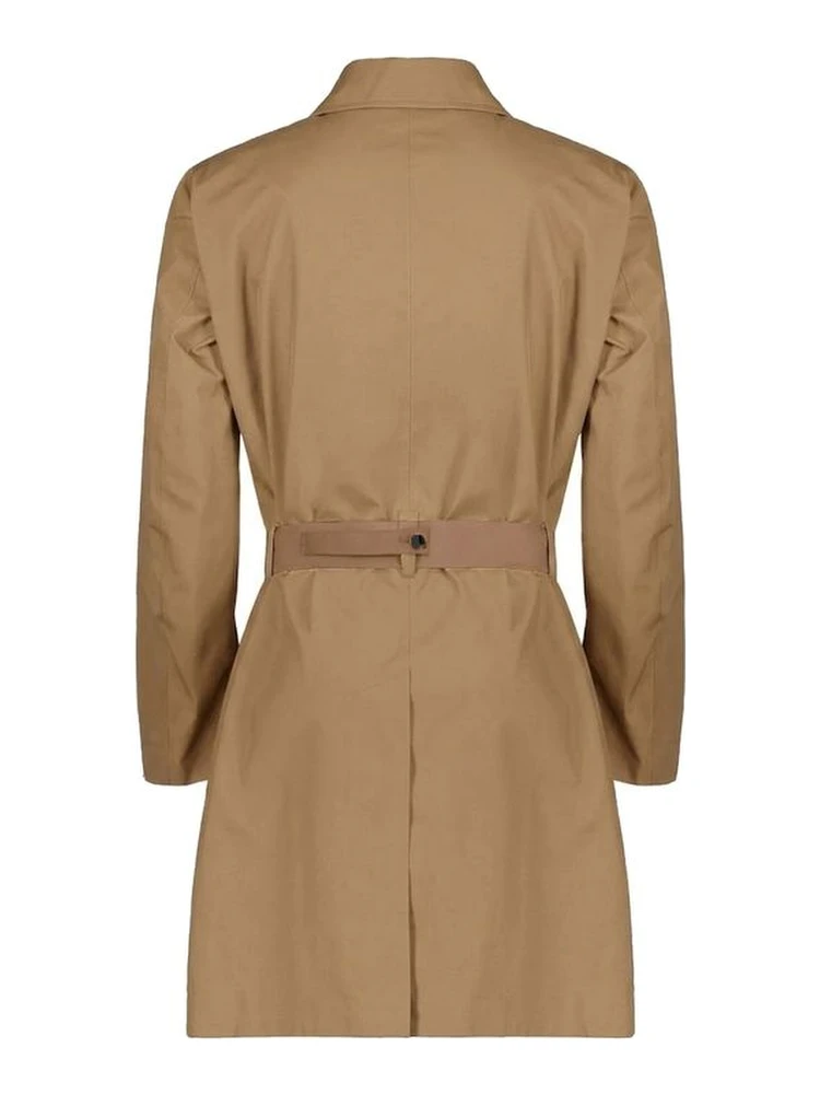Brown Polyester Coat alternative