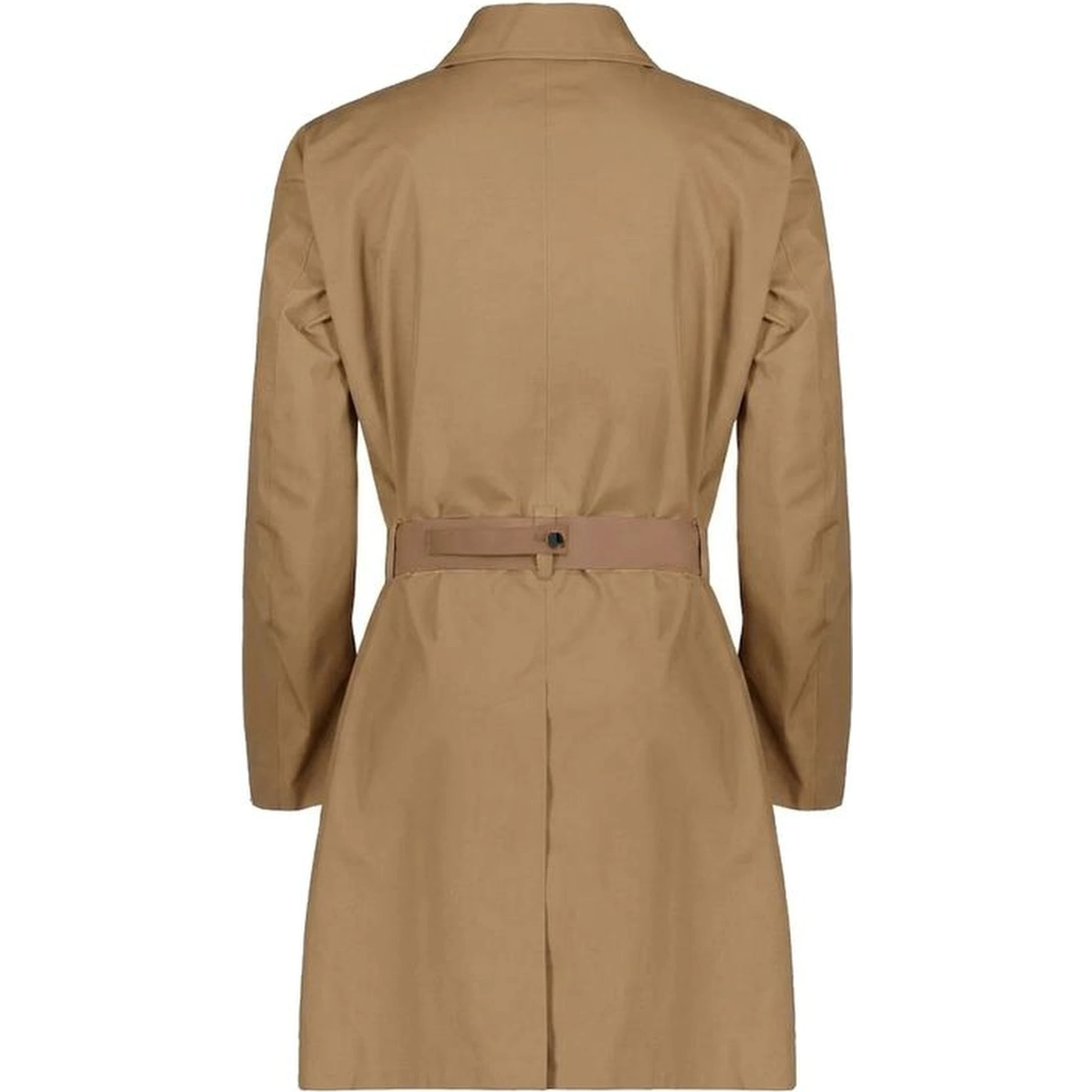 Brown Polyester Coat