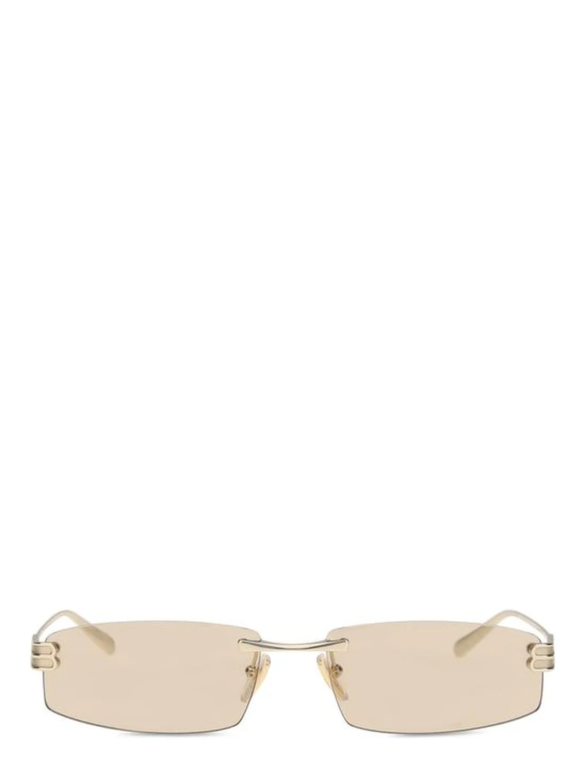 Beige Metal Sunglasses