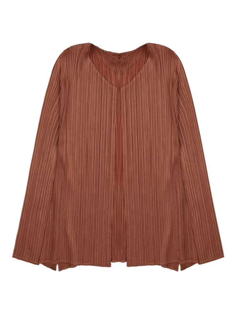 CARDIGAN PLISSETTATO