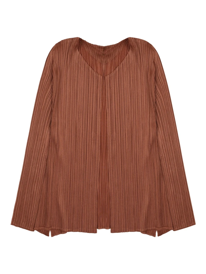 CARDIGAN PLISSETTATO