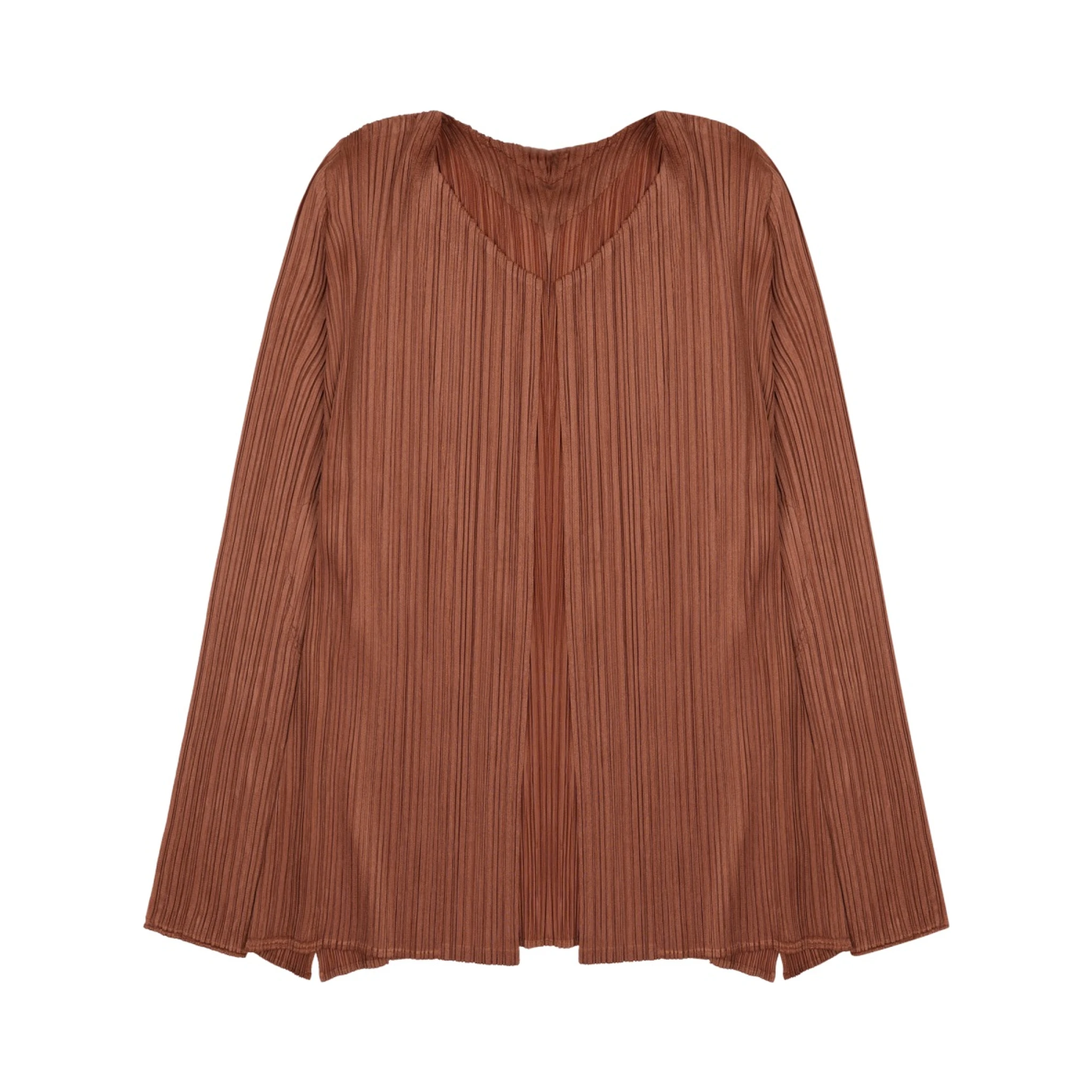 CARDIGAN PLISSETTATO