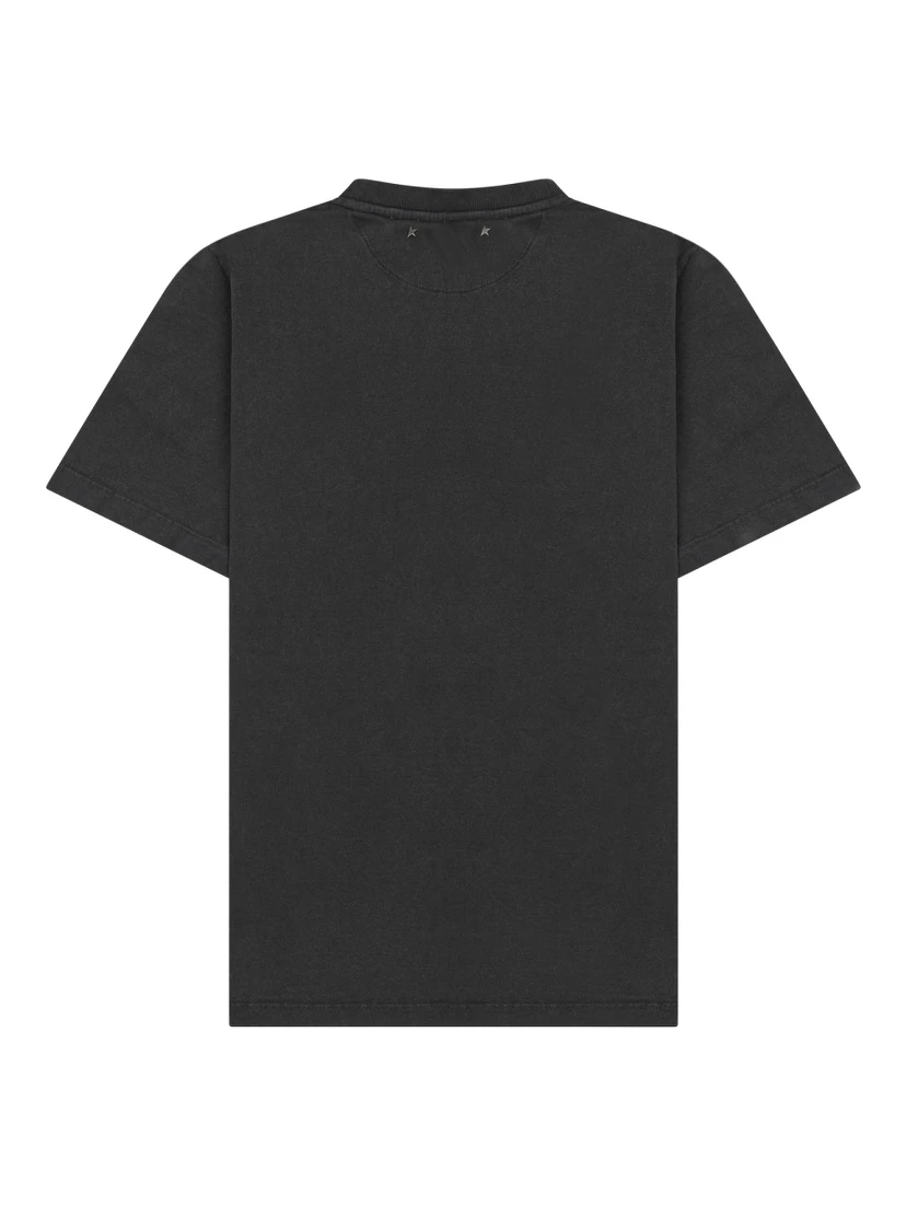 T-SHIRT IN JERSEY DISTRESSED CON LOGO