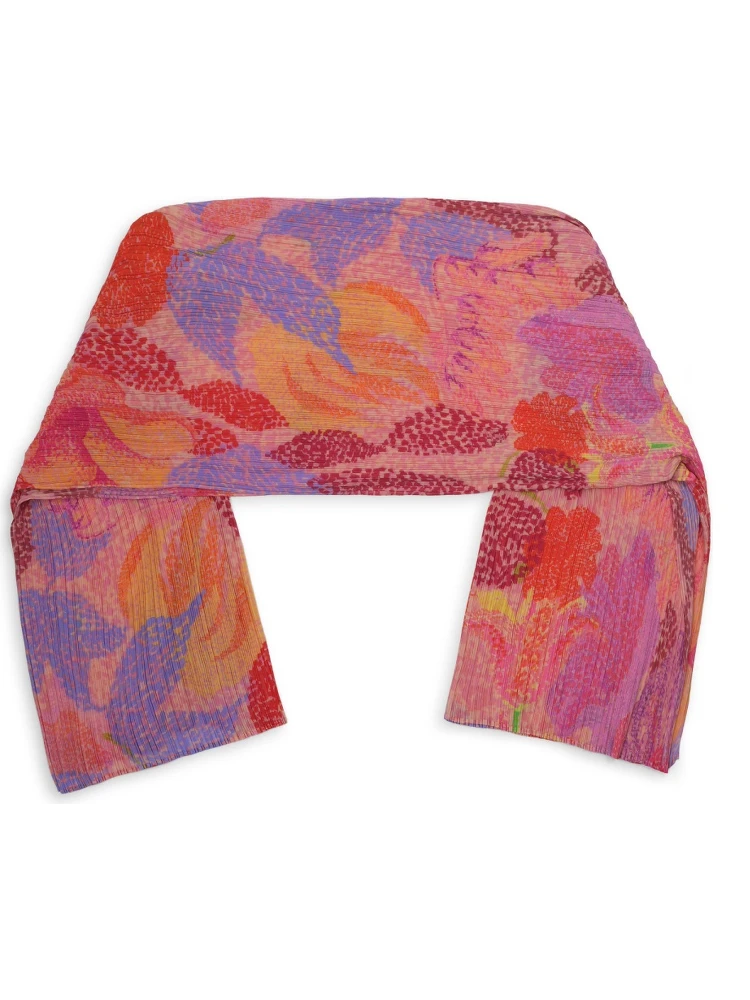 PONCHO CON STAMPA FLOREALE alternative