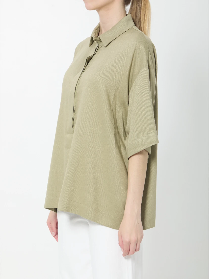 Eda fluid polo shirt