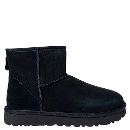 Black Suede Leather Ankle Boots