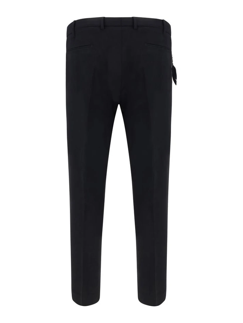 Black Elastane Dress Pants