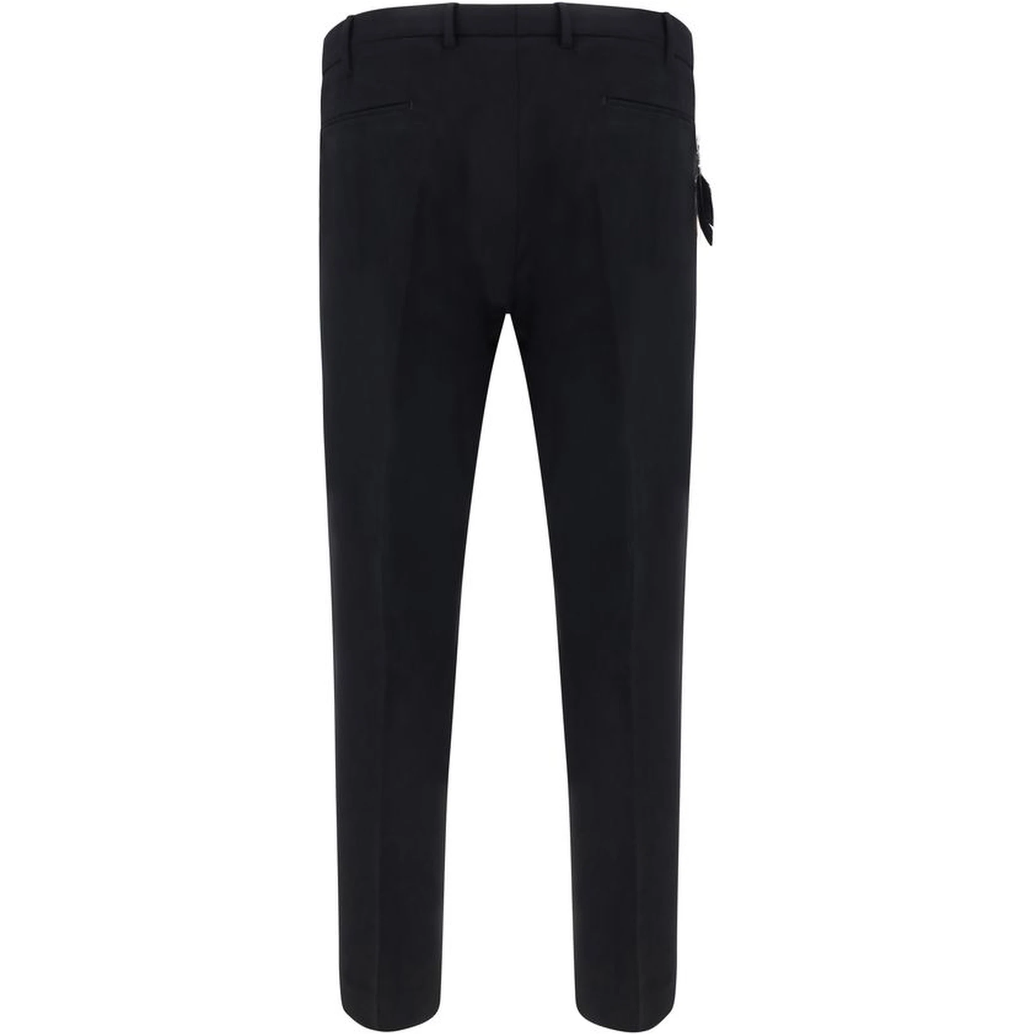 Black Elastane Dress Pants