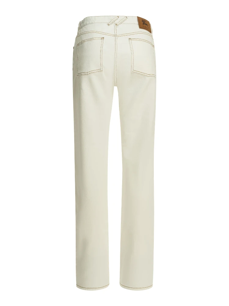 "Dalia Check" straight jeans alternative