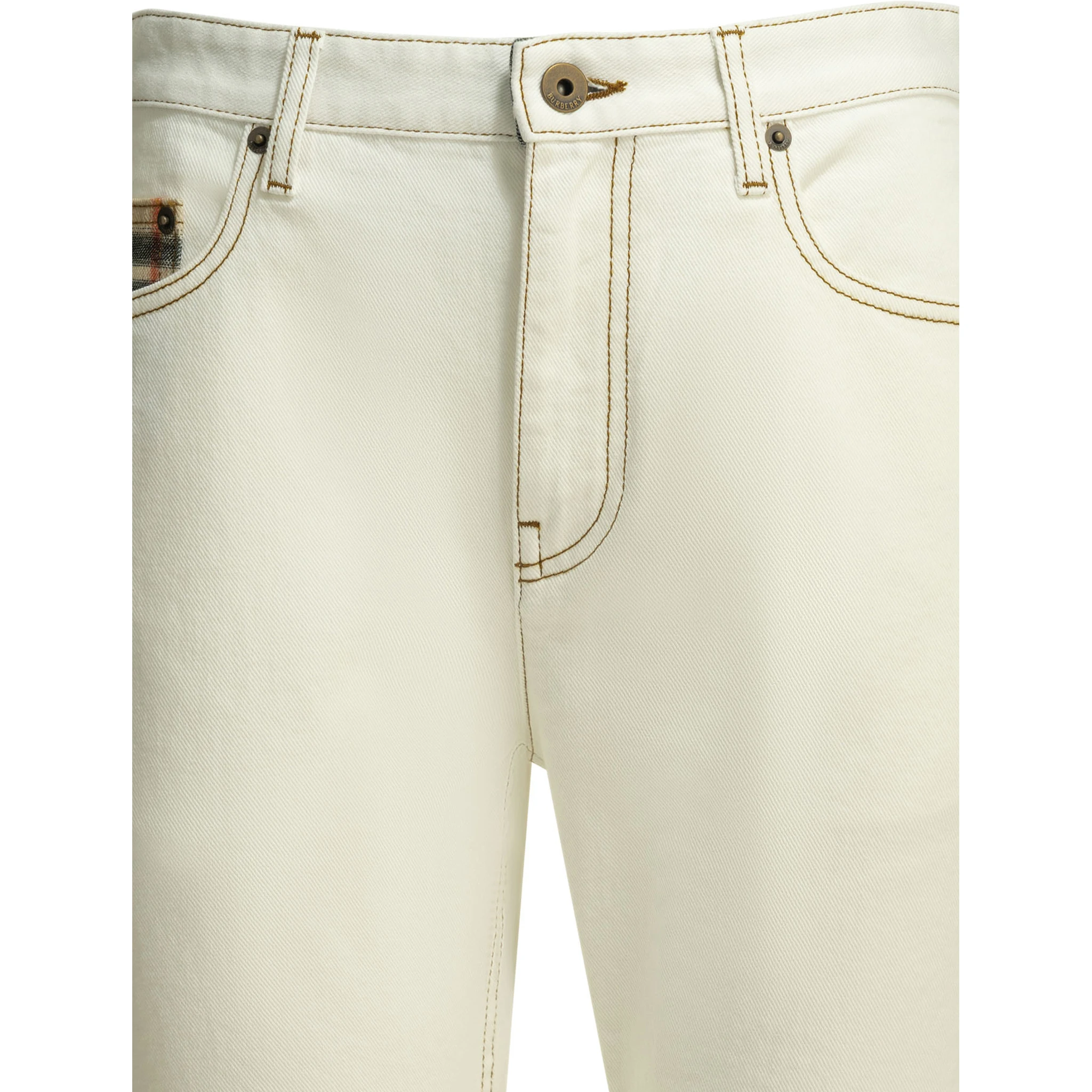 "Dalia Check" straight jeans