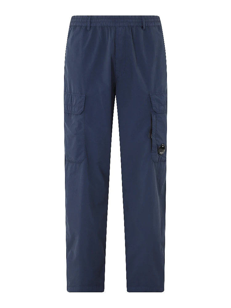 FLATT NYLON LOOSE CARGO LENS PANTS