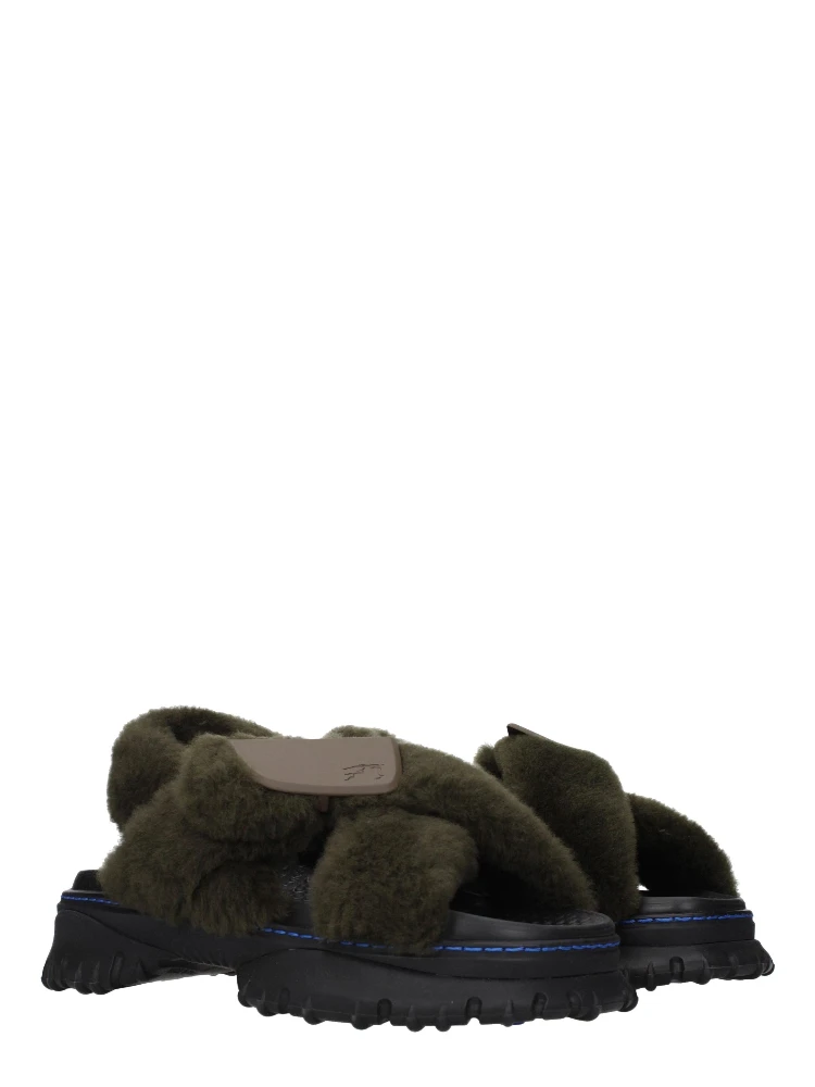 Green Fur Slippers alternative