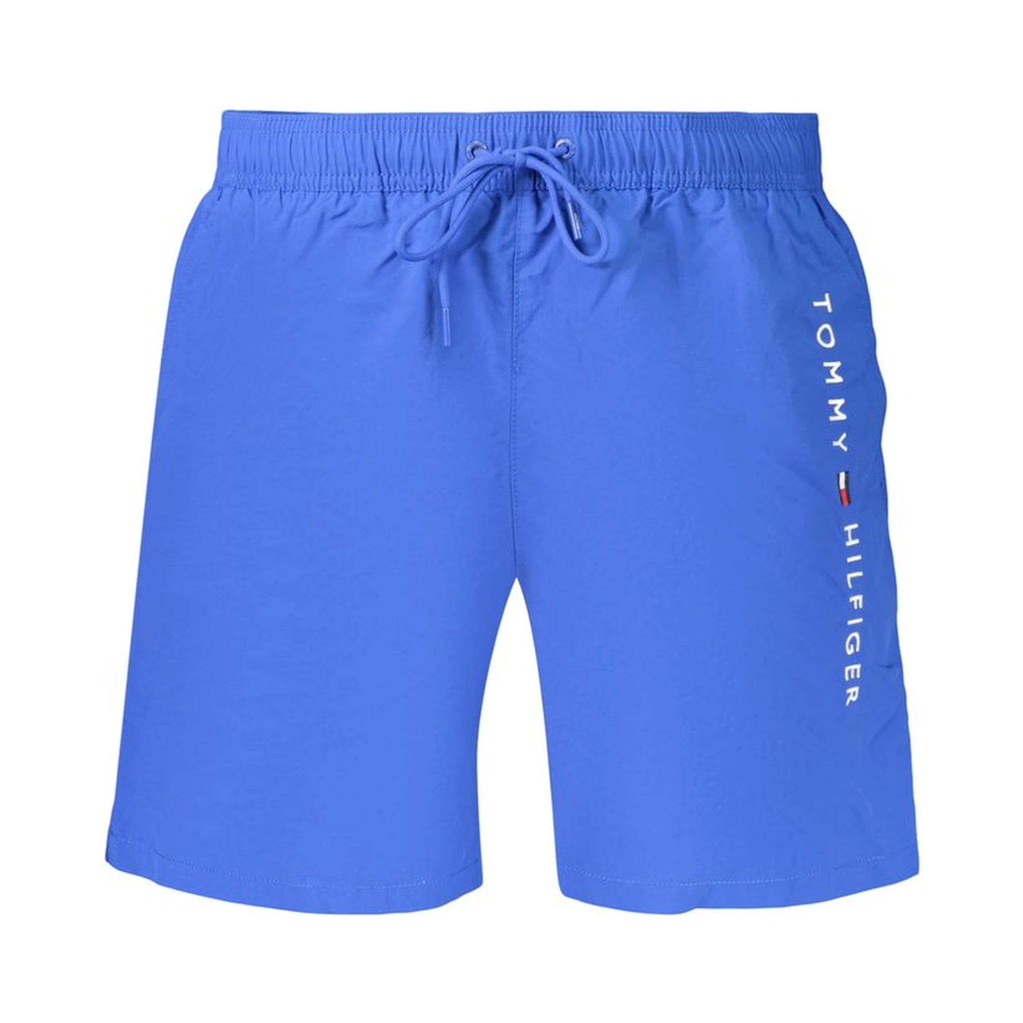Blue Polyester Men's Shorts