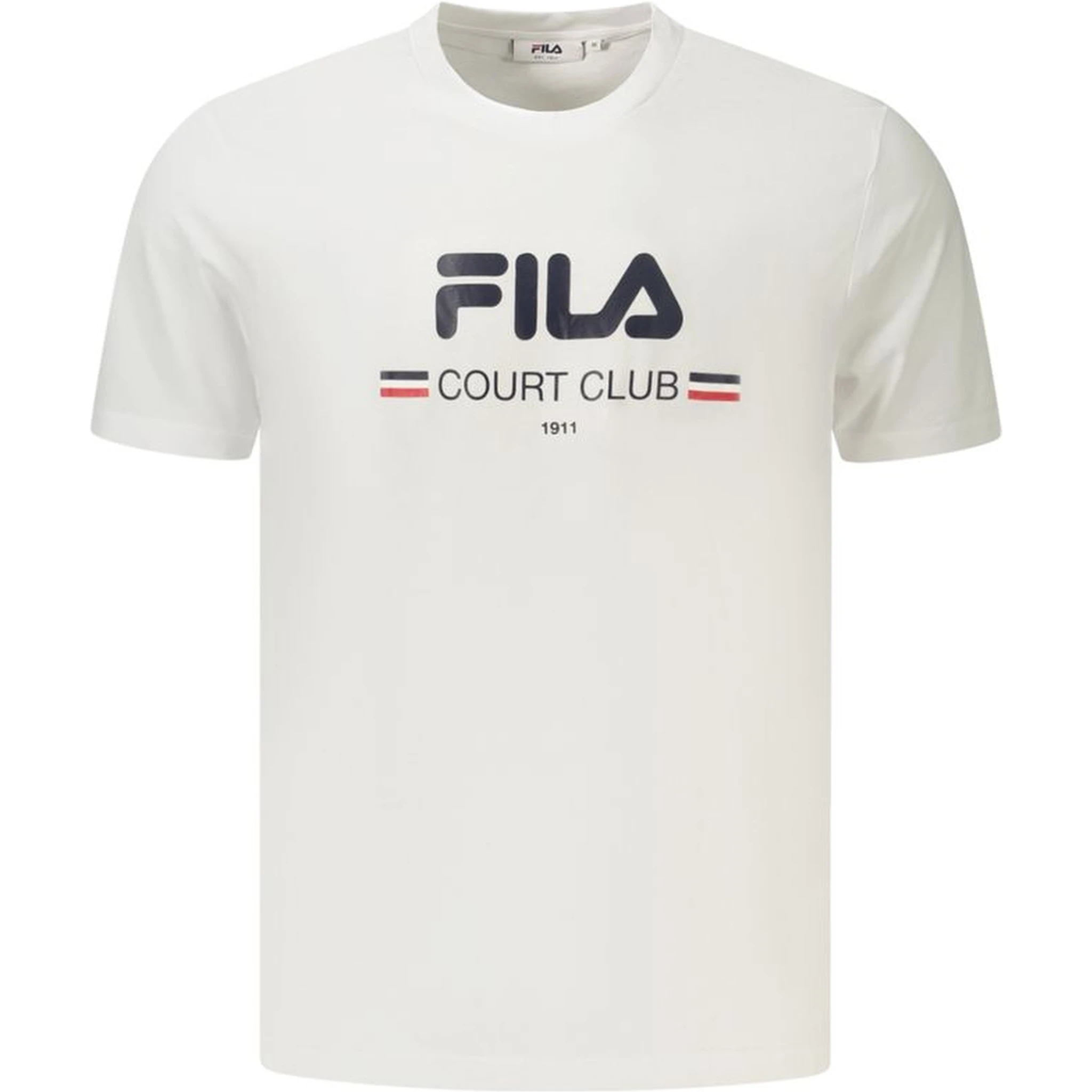 White Cotton Mens T-Shirt