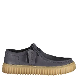 Blue Leather Men's Classic Shoe