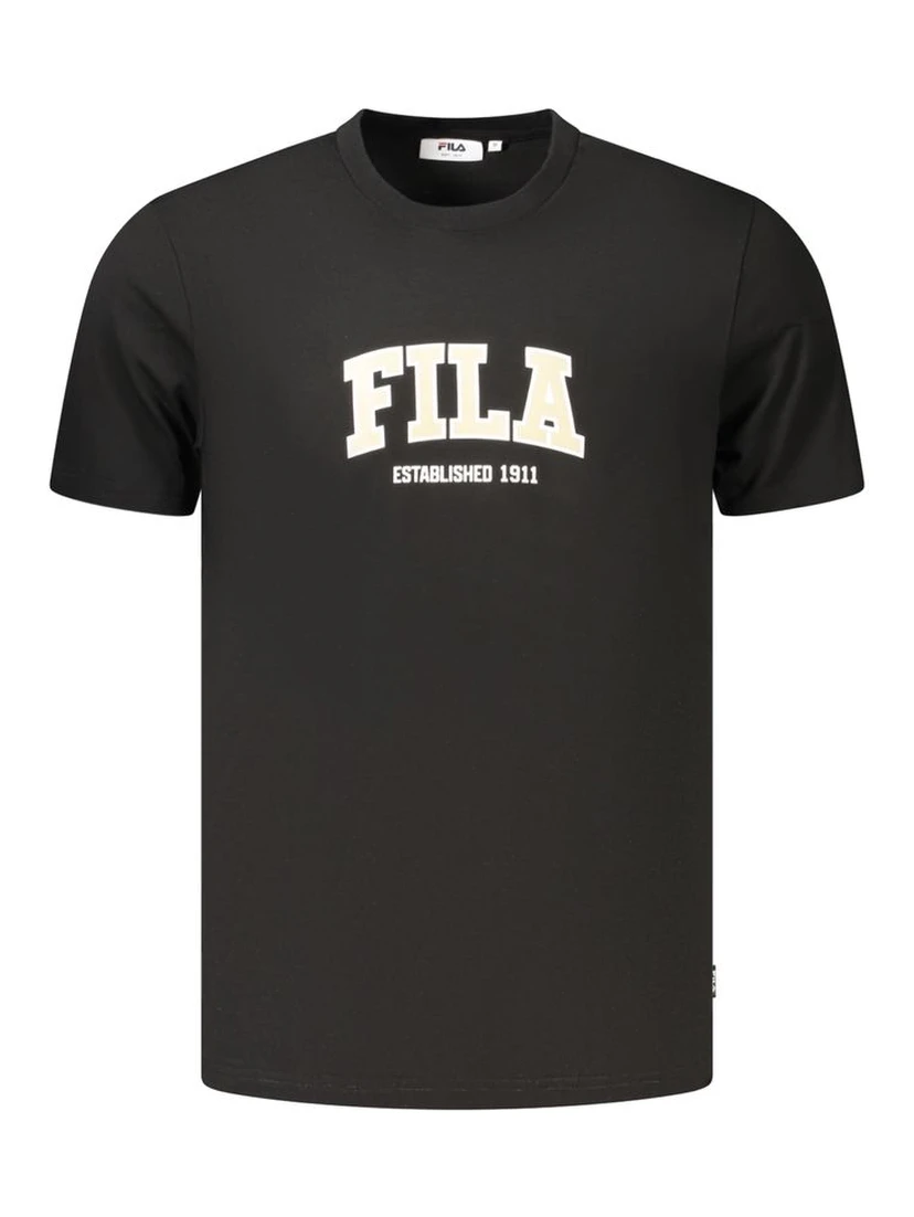 Black Cotton Men's T-Shirt