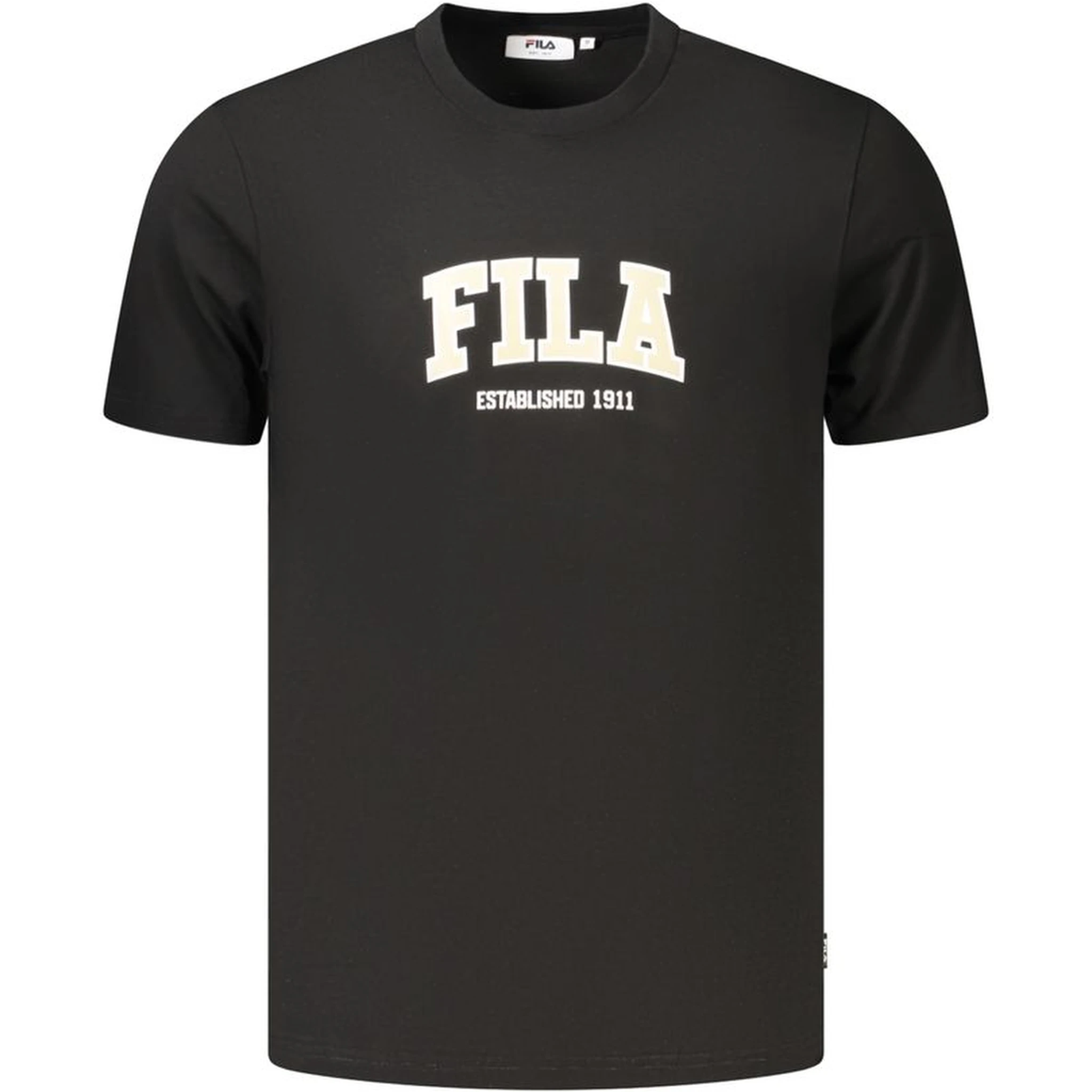 Black Cotton Men's T-Shirt