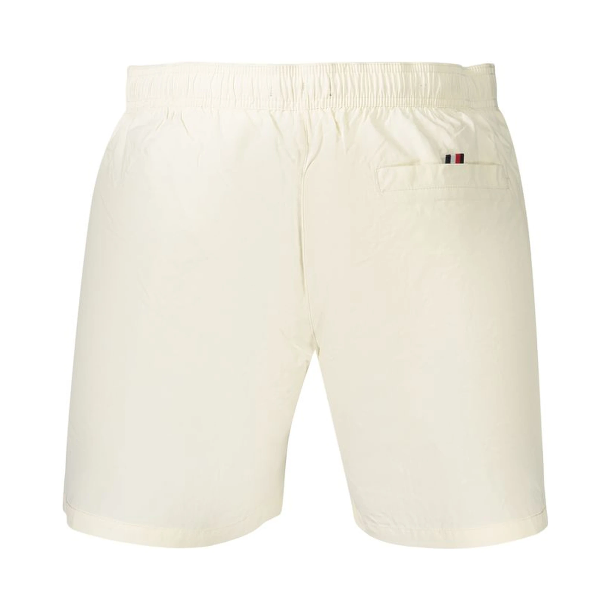 Beige Polyester Men's Short