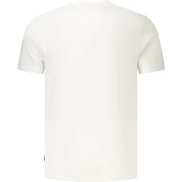 White Cotton Men's T-Shirt