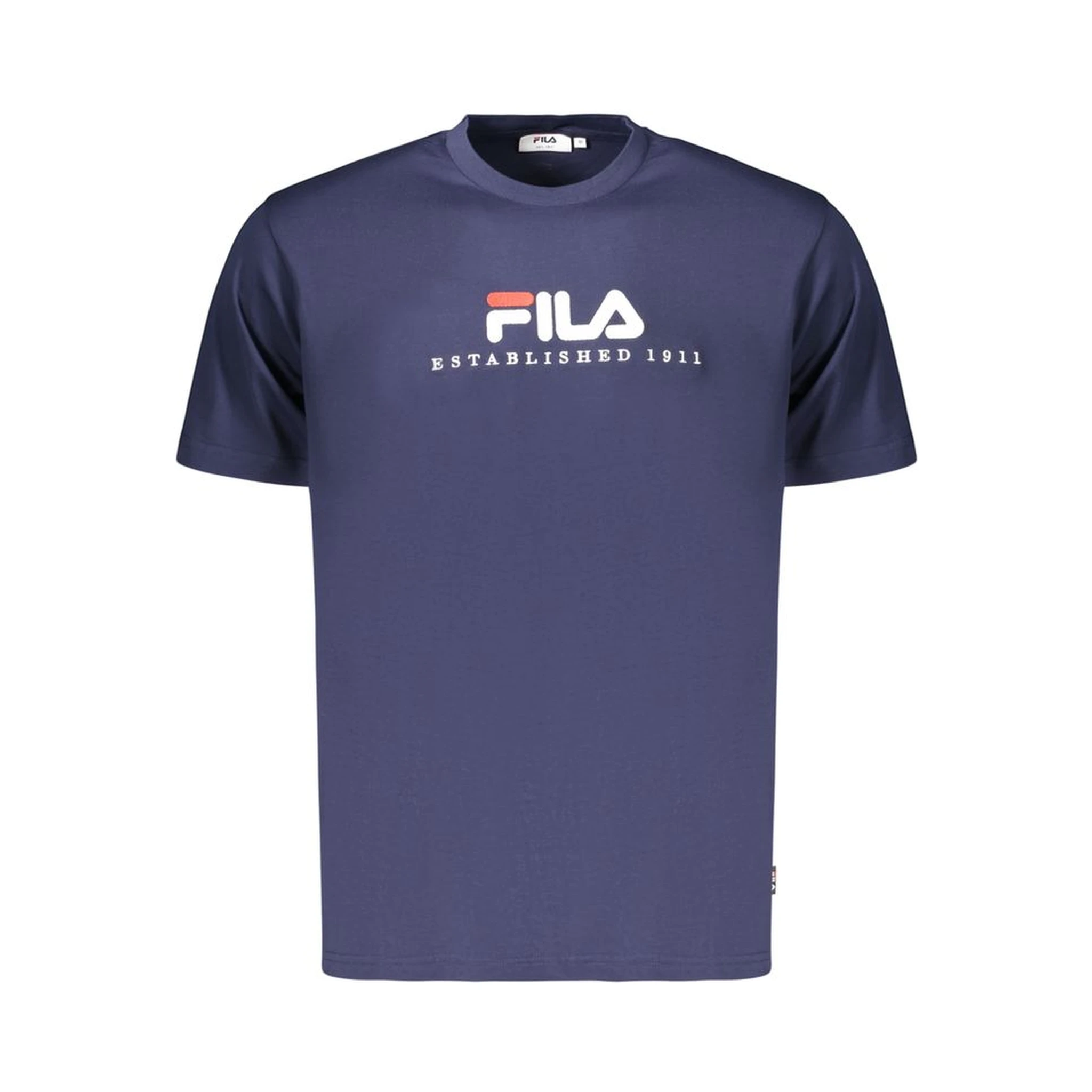 Blue Cotton Men's T-Shirt