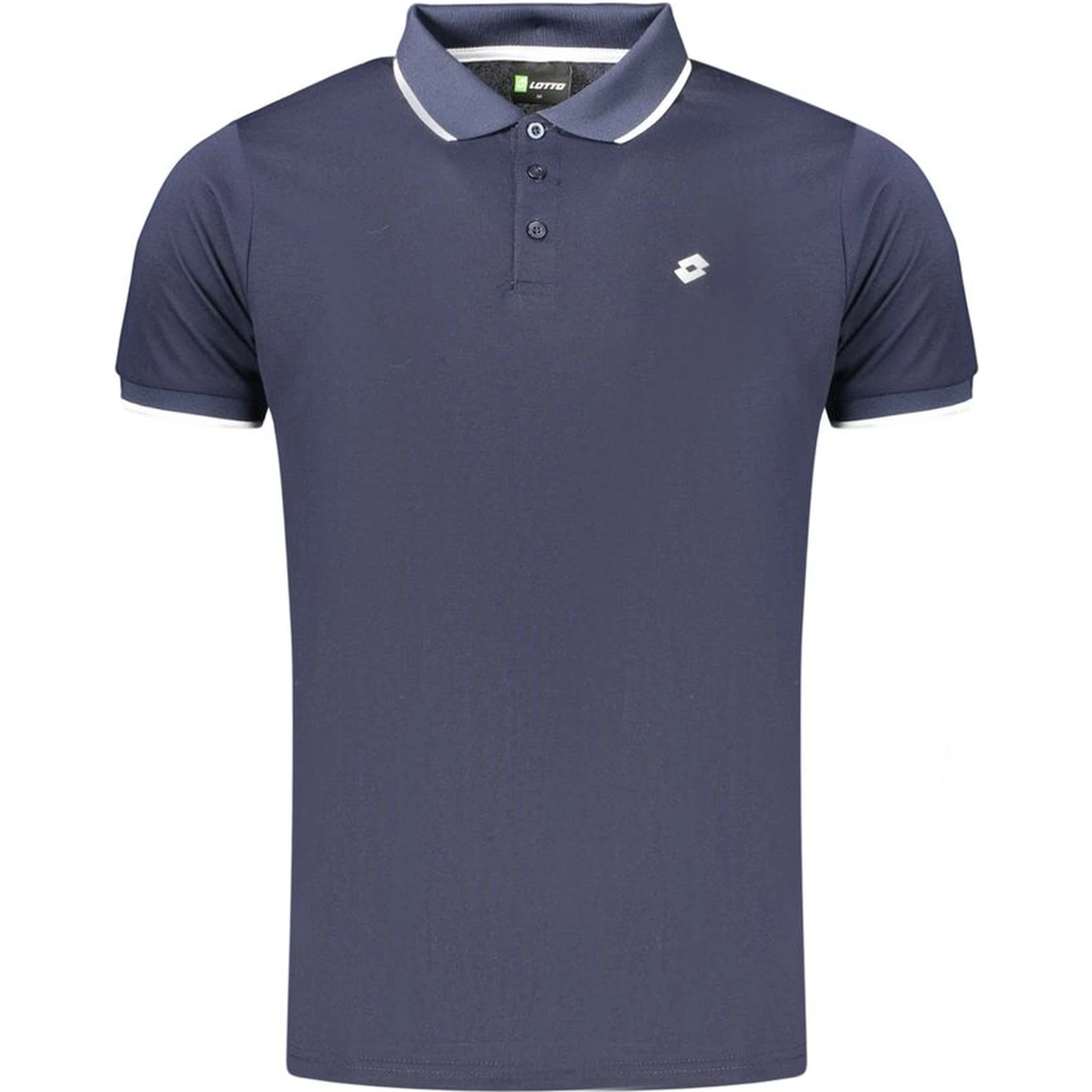 Blue Polyester Men's Polo Shirt