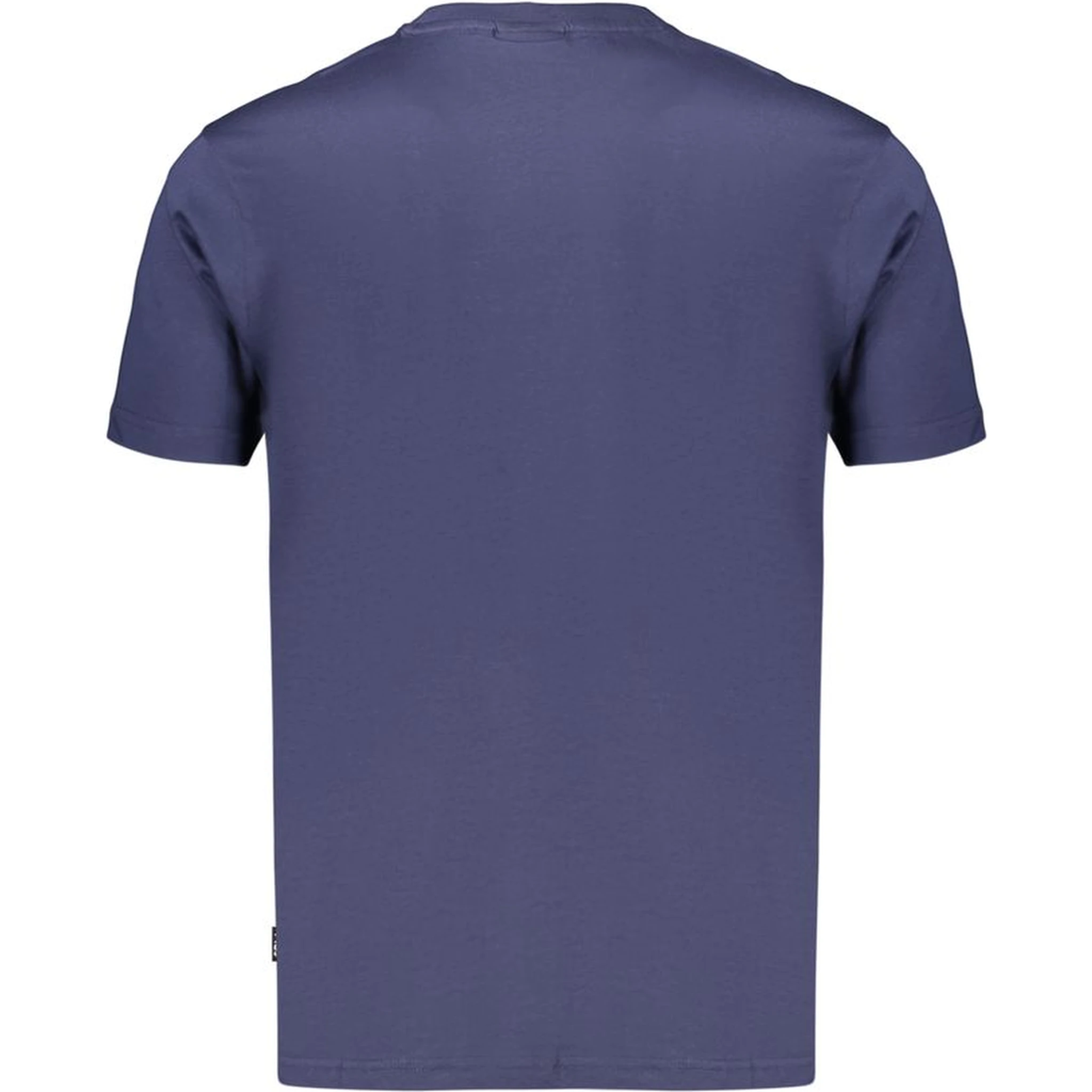 Blue Cotton Men's T-Shirt