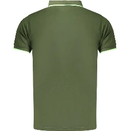 Green Polyester Men's Polo Shirt