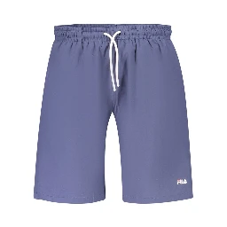 Blue Polyester Men's Swimwear