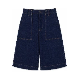 SHORTS IN DENIM DI COTONE
