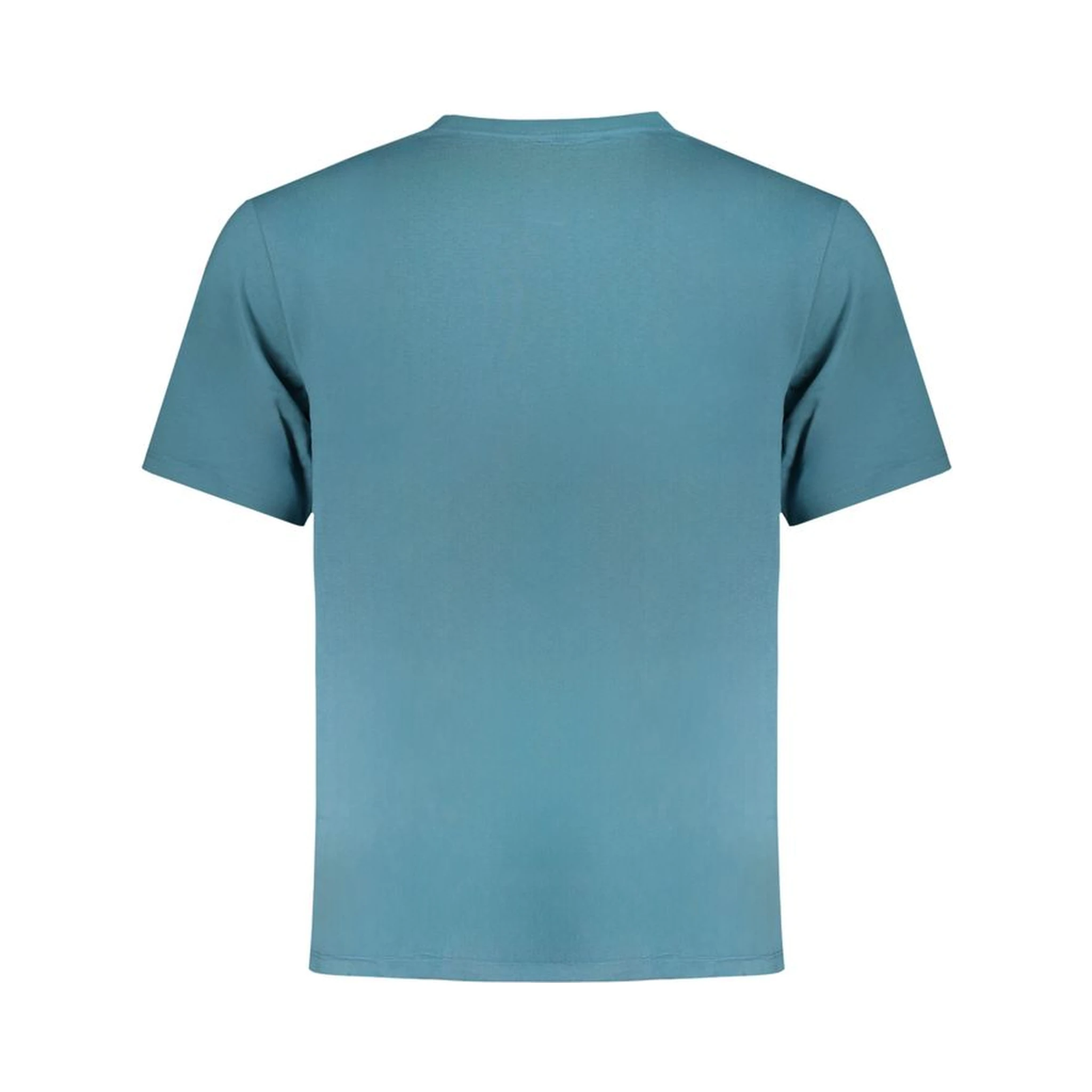Blue Cotton Men's T-Shirt