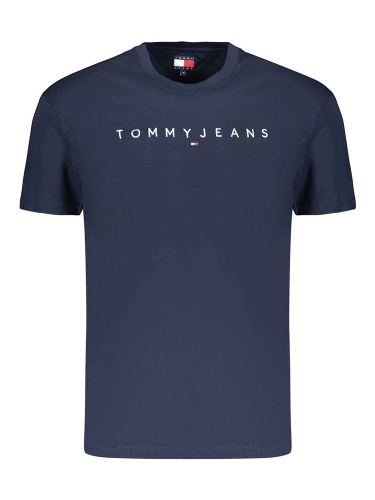 Blue Cotton Men's T-Shirt