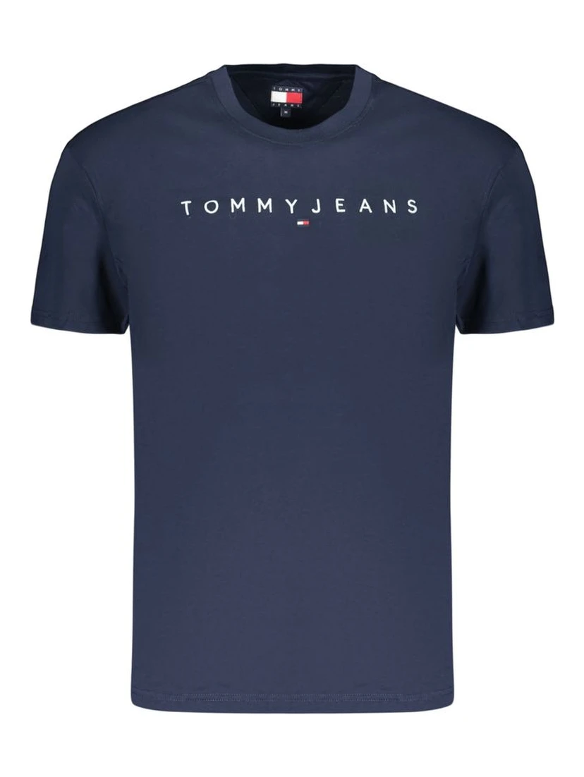Blue Cotton Men's T-Shirt