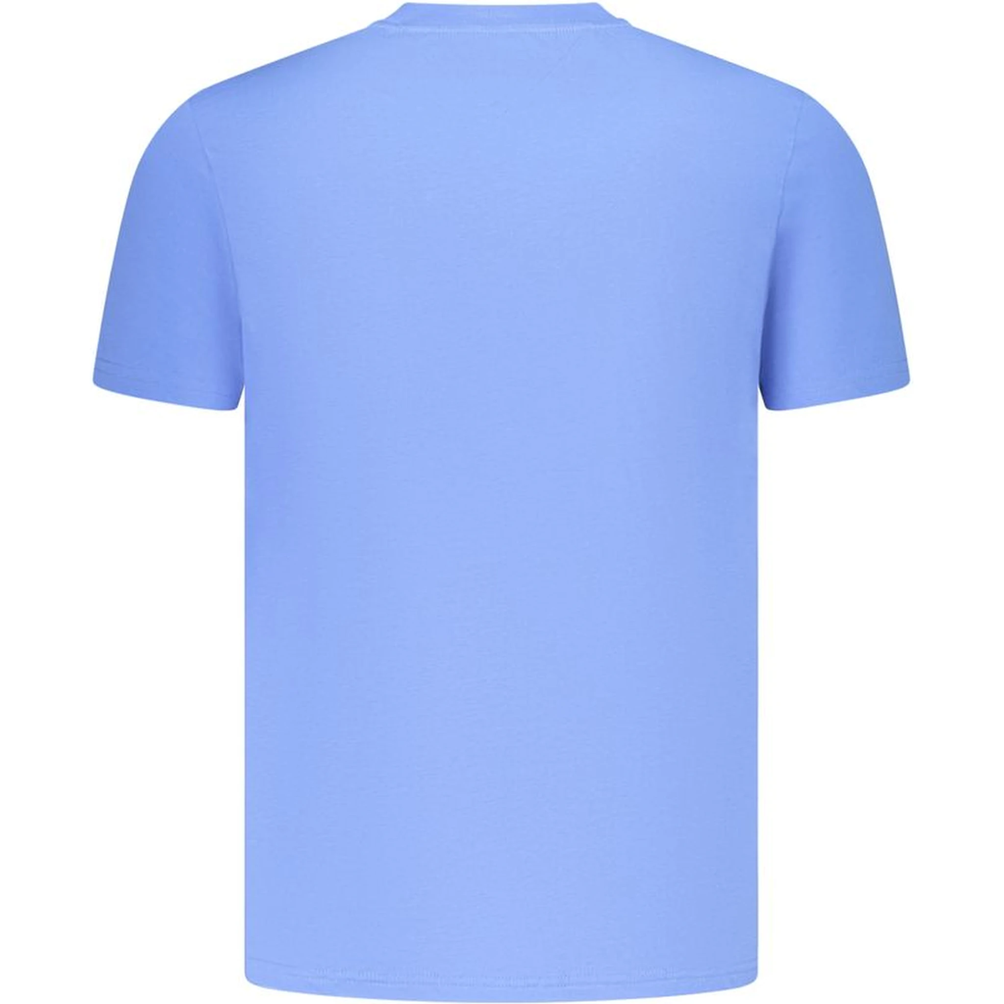 Azzurro Cotton Uomo T-Shirt