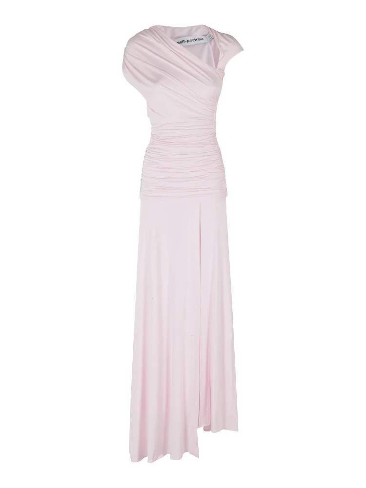 DRAPED MAXI DRESS