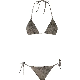 BIKINI TRIANGOLO STAMPA PITONE