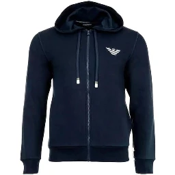Blue Cotton Hoodie