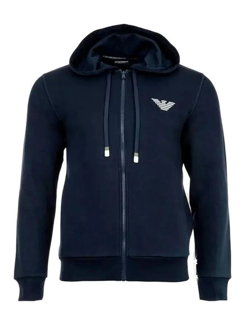 Blue Cotton Hoodie