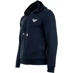Blue Cotton Hoodie