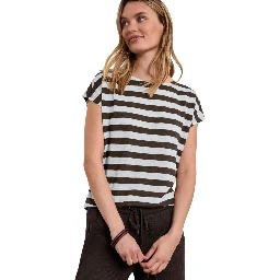 Brown Polyester T-Shirt