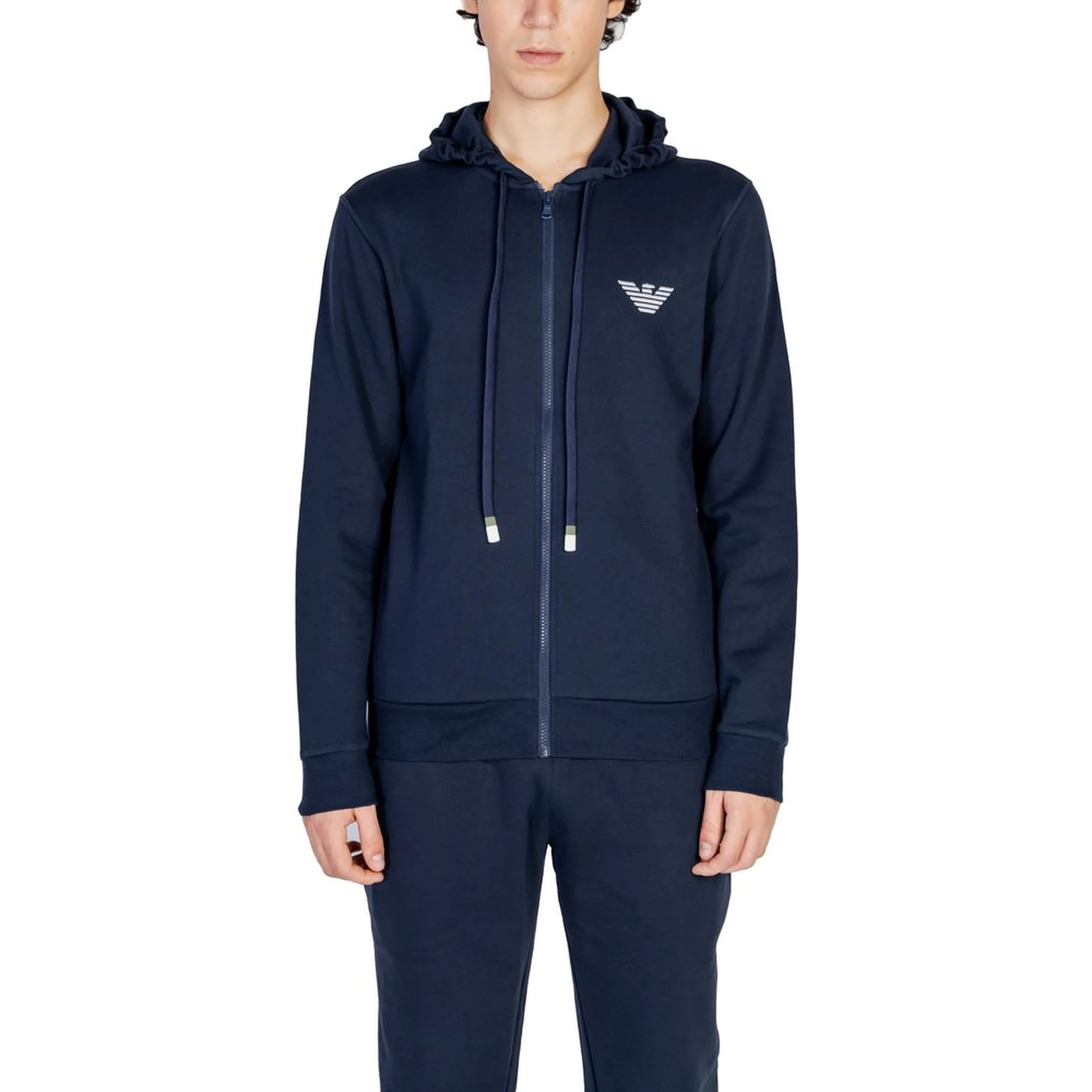 Blue Cotton Hoodie