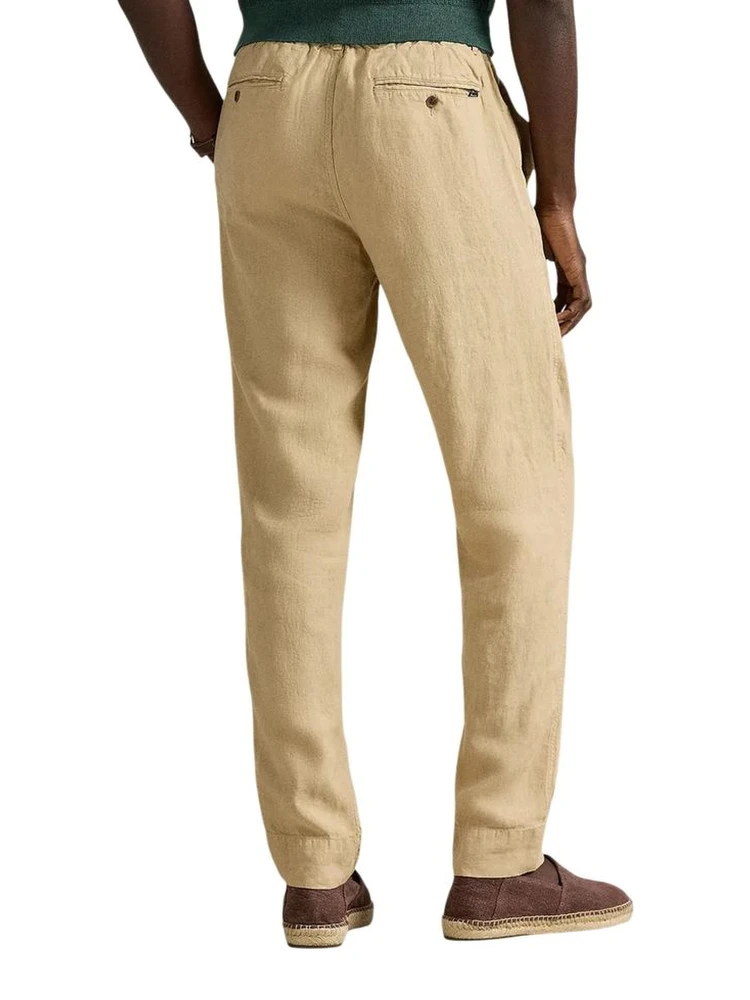 Beige Linen Casual Pants alternative