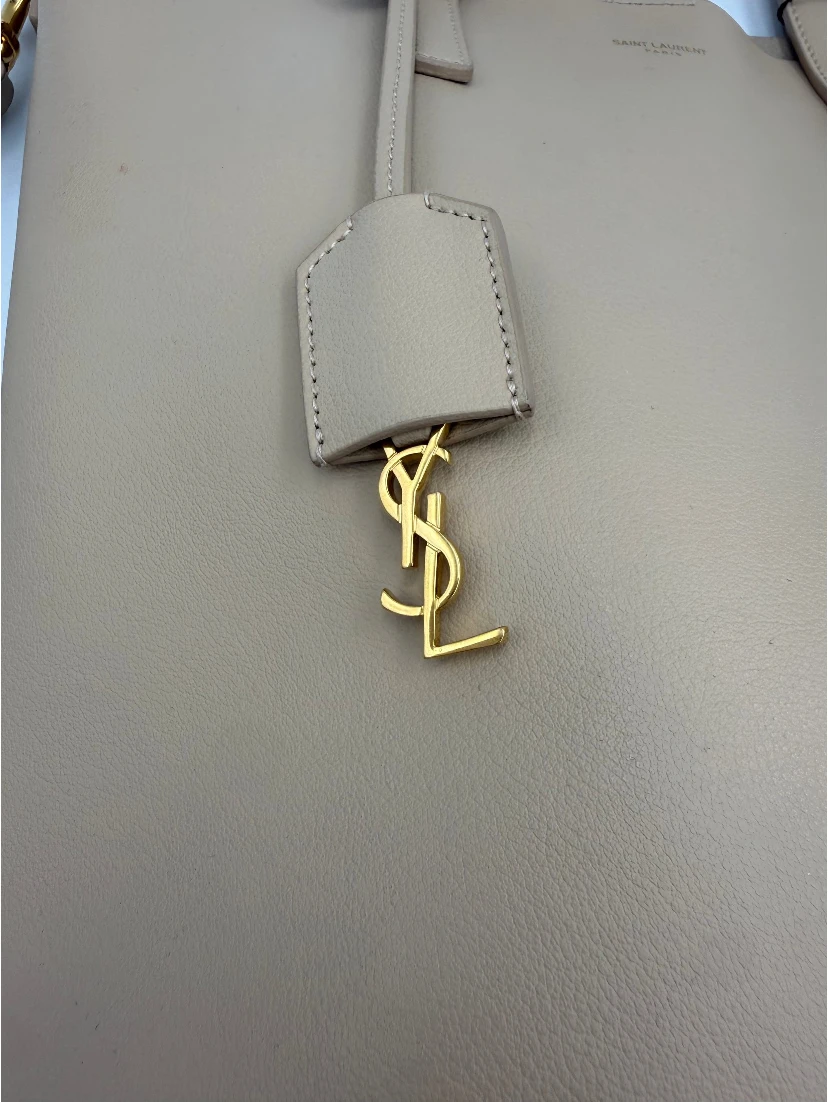 SAINT LAURENT SHOPPING Beige Bag