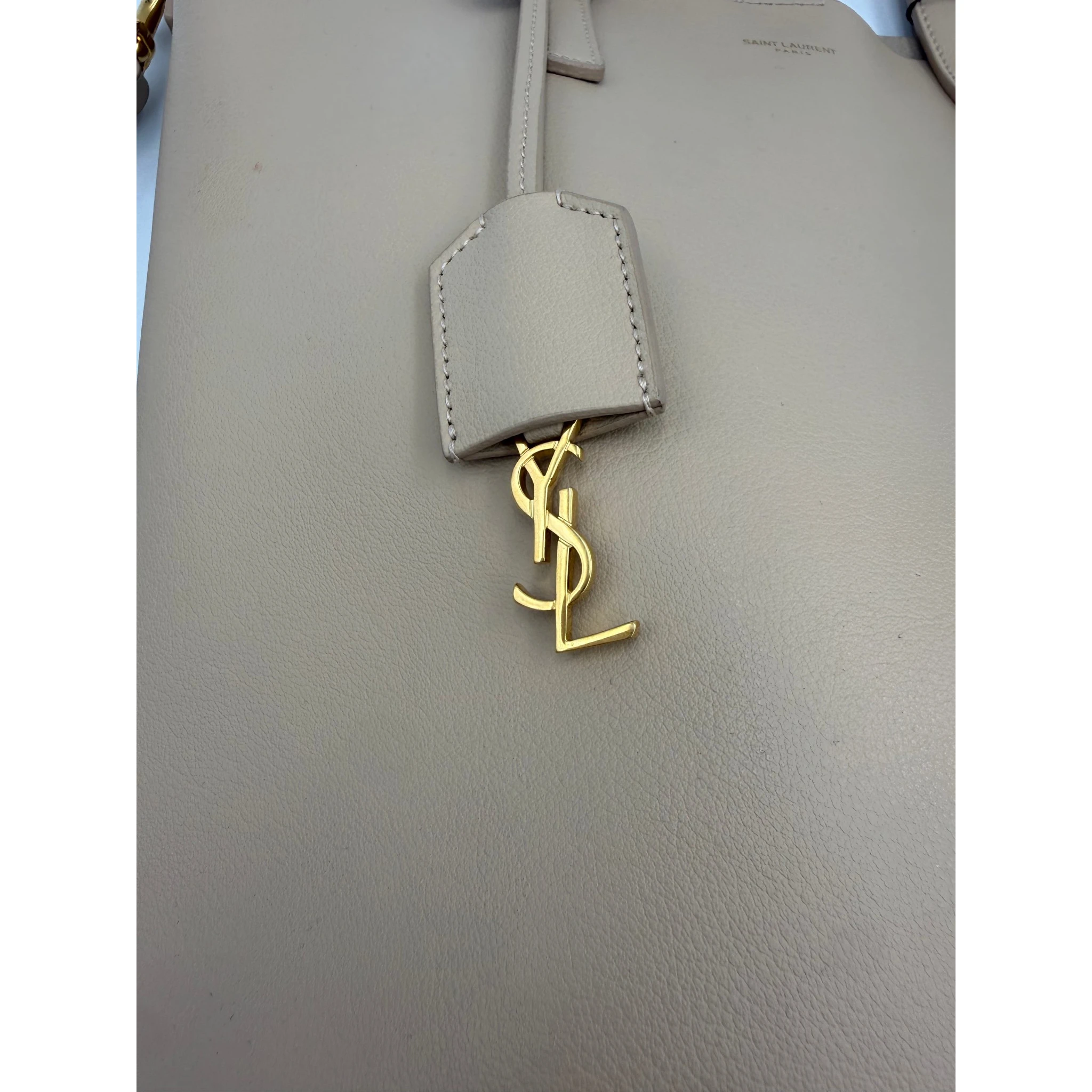 SAINT LAURENT SHOPPING Beige Bag