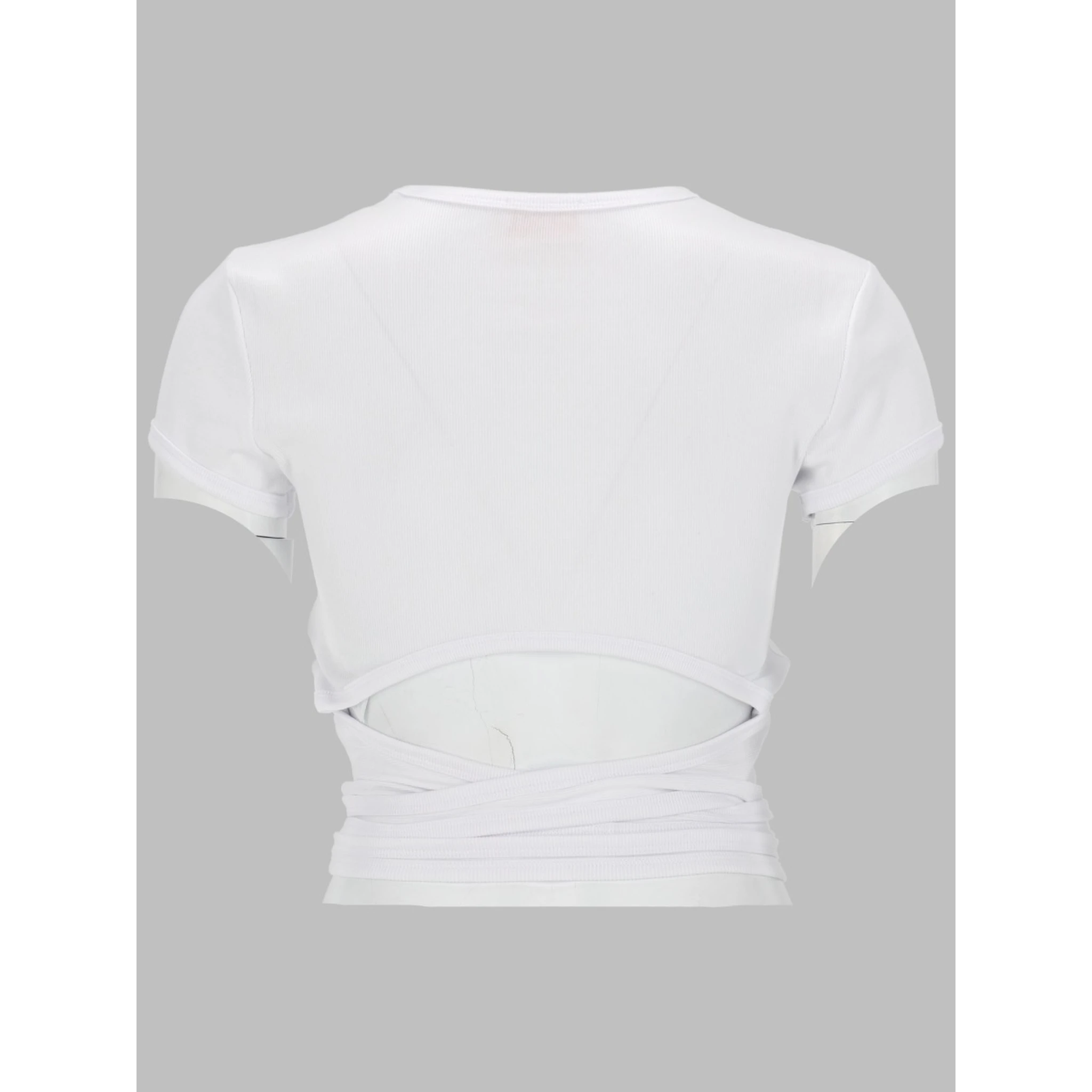 T-SHIRT A COSTINE CON LACCI